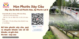 Hùn phước xây cầu xã Phước Hậu